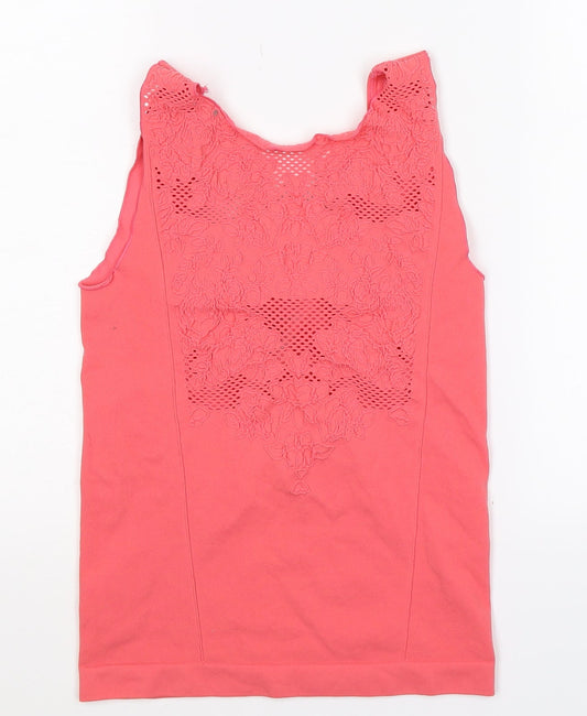 Preworn Womens Pink Basic Tank Size XS