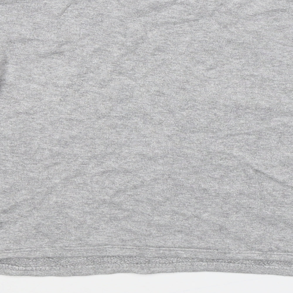 Zara Girls Grey Knit Pullover Jumper Size 11-12 Years