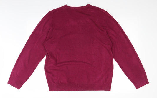 Marks and Spencer Womens Purple Pullover Jumper Size L