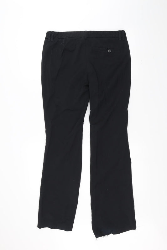 NEXT Womens Black Trousers Size 12 L29 in