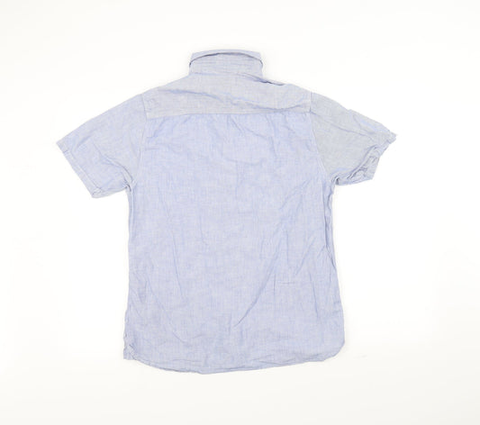 NEXT Boys Blue Basic Button-Up Size 15 Years