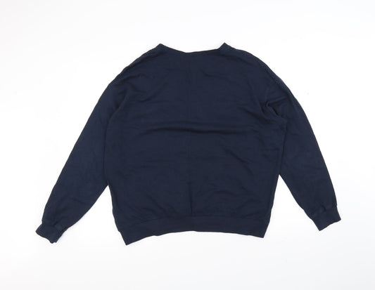 H&M Womens Blue Pullover Jumper Size XL
