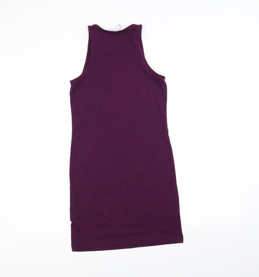 H&M Womens Purple Pencil Dress Size S