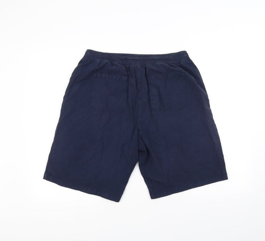 Miller Womens Blue Sweat Shorts Size 14