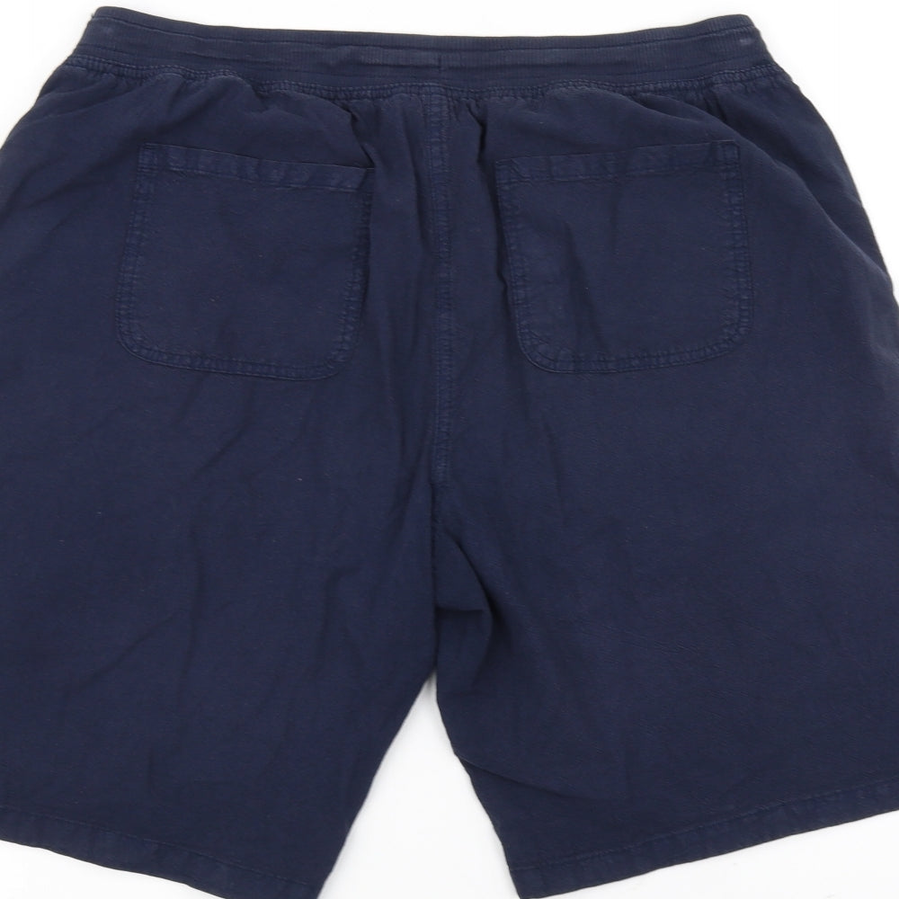 Miller Womens Blue Sweat Shorts Size 14