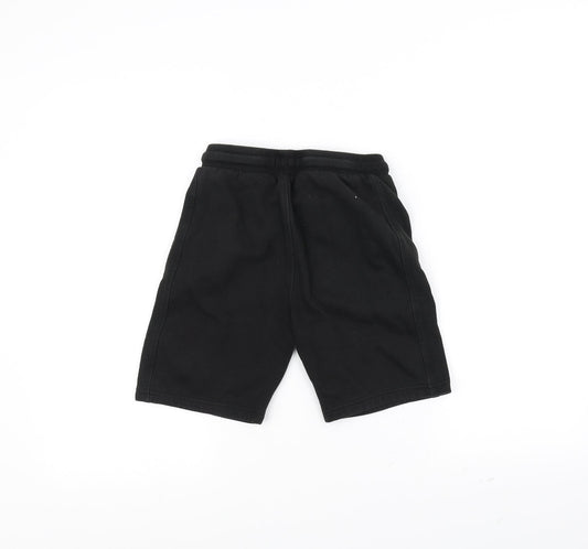 Preworn Boys Black Sweat Shorts Size 9 Years