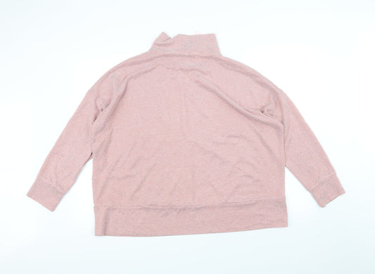 M&Co Womens Pink Pullover Jumper Size 20
