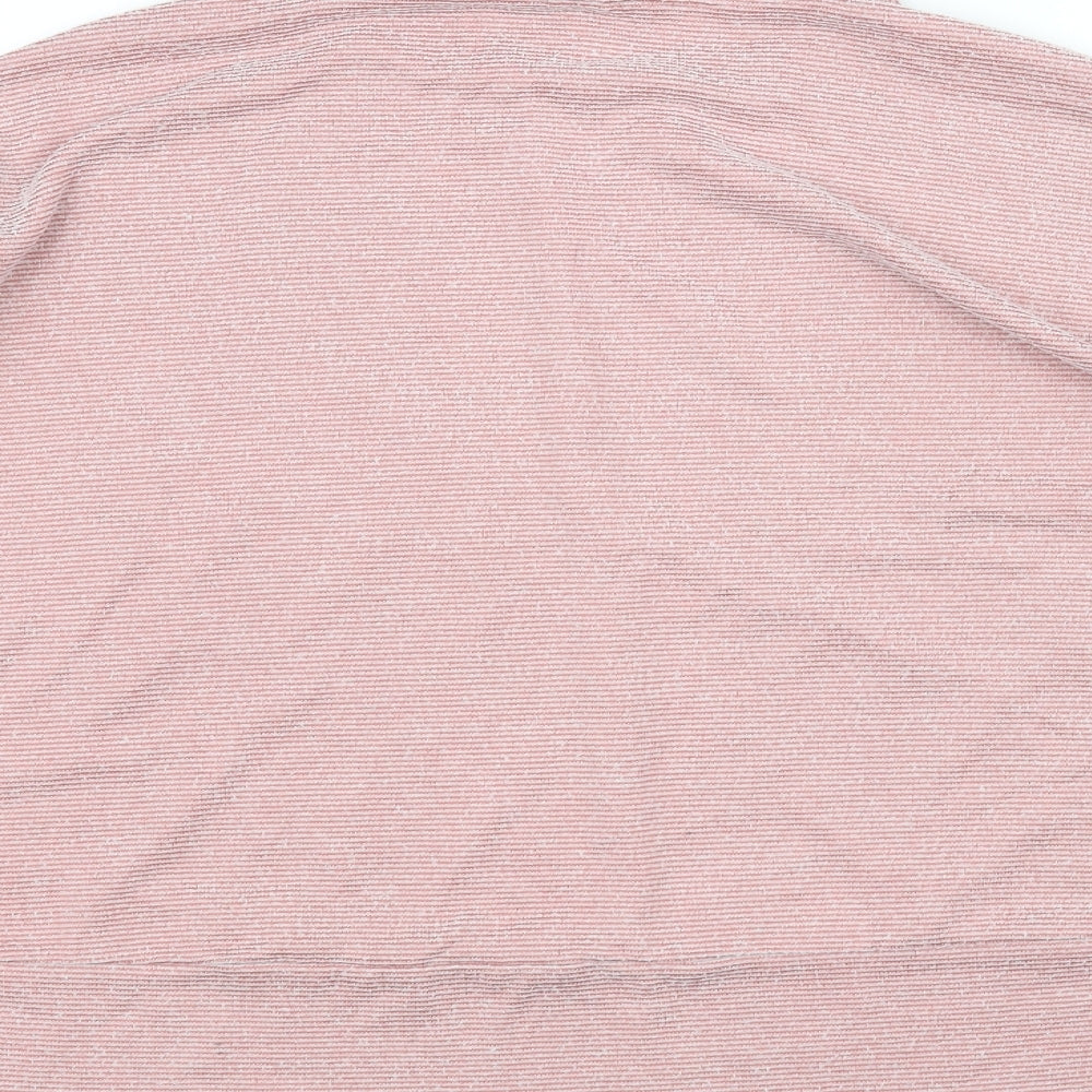 M&Co Womens Pink Pullover Jumper Size 20