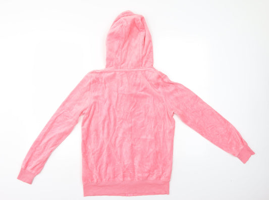 ESMARA Womens Pink Full Zip Hoodie Size 10