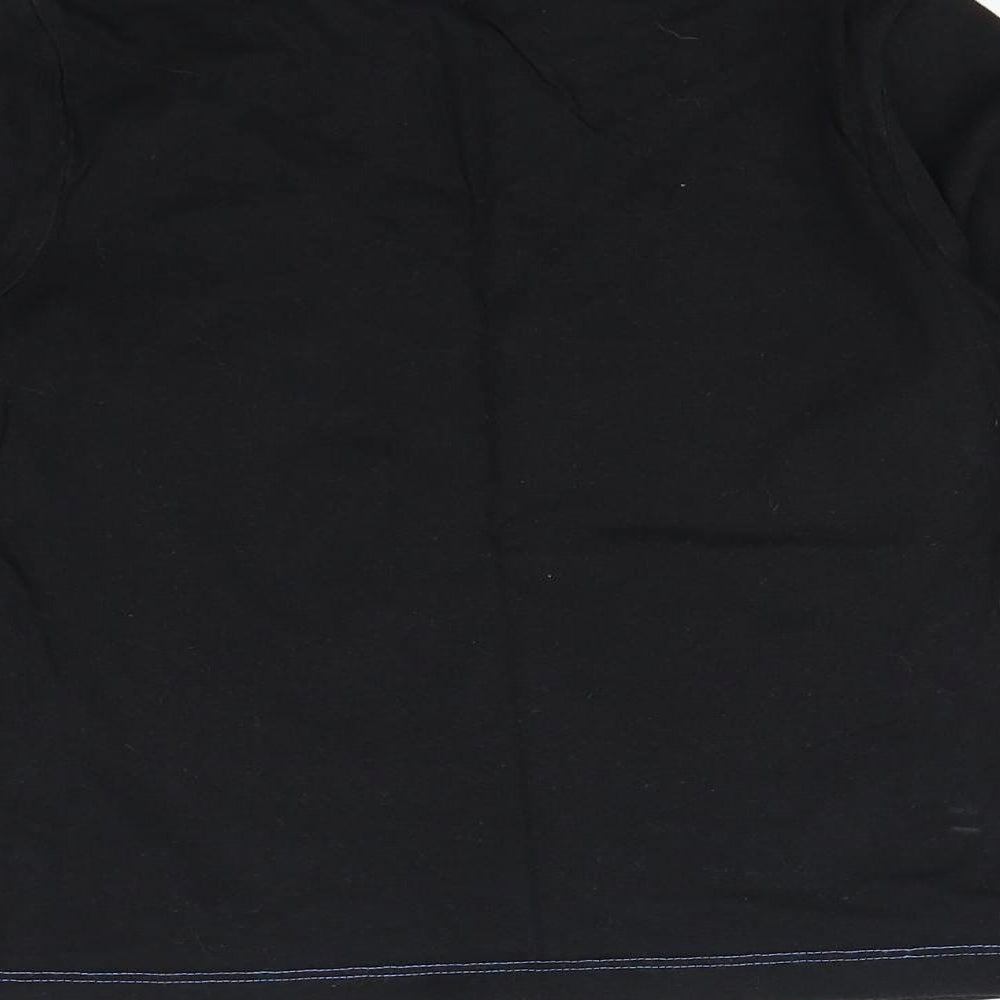 Preworn Boys Black Basic T-Shirt Size 6 Years - Batman