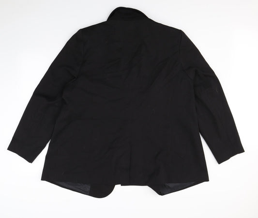 e Mens Black Jacket Blazer Size XL