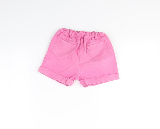 Cherokee Girls Pink Chino Shorts Size 5 Years