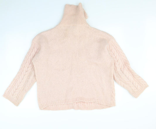 Preworn Womens Pink Pullover Jumper Size 14