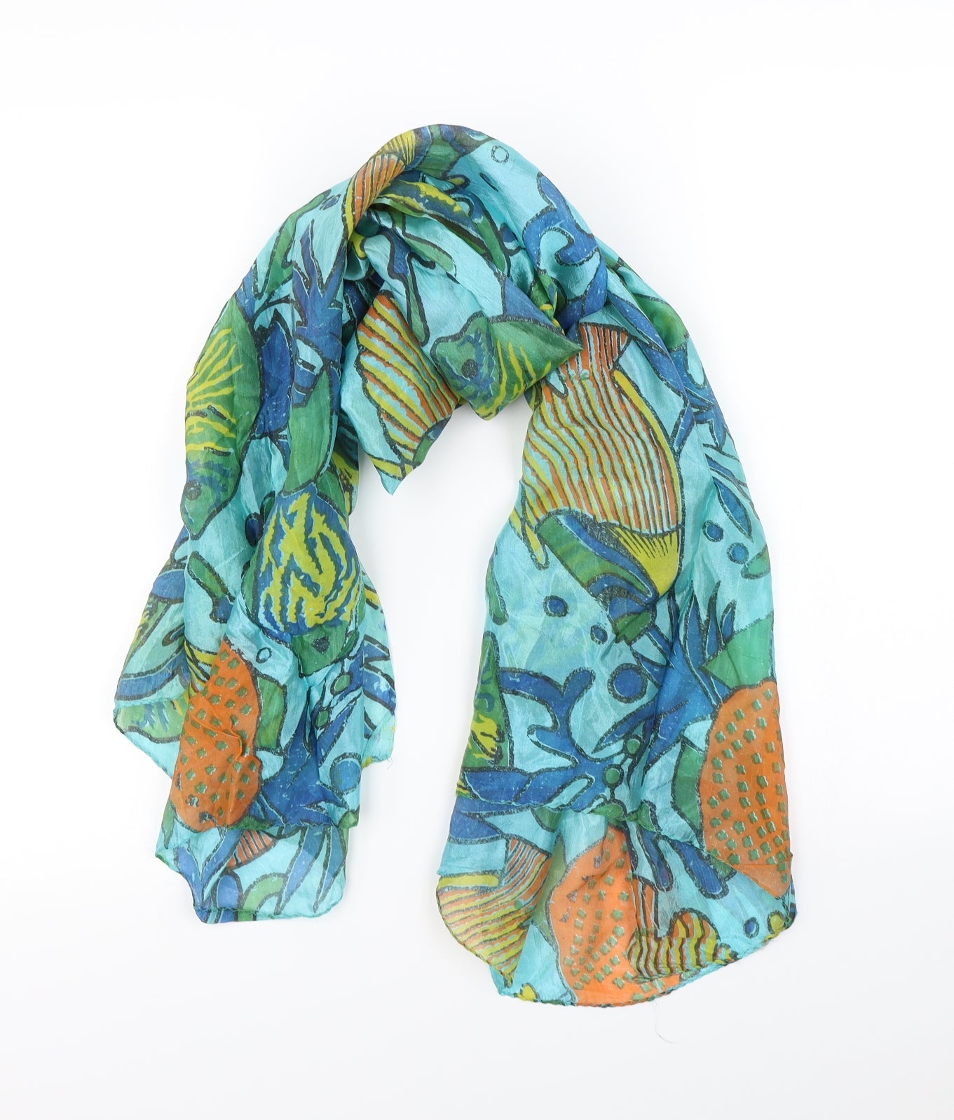 Preworn Womens Multicoloured Scarf