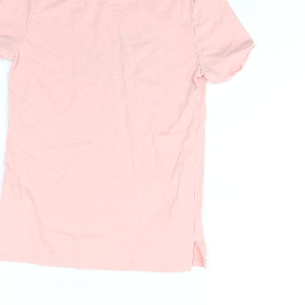 Preworn Girls Pink Basic T-Shirt Size 9 Years