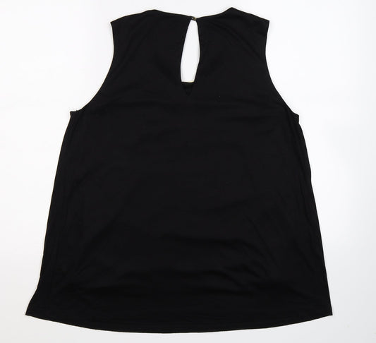 H&M Womens Black Basic Blouse Size L