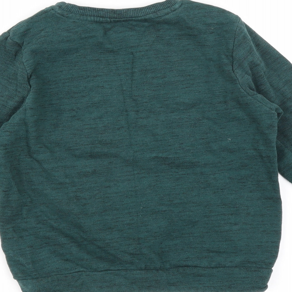 George Boys Green Pullover Sweatshirt Size 5-6 Years - fun fun fun