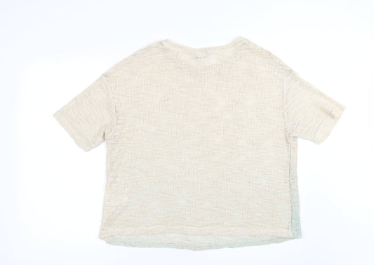 Papaya Womens Beige Jumper Size 14