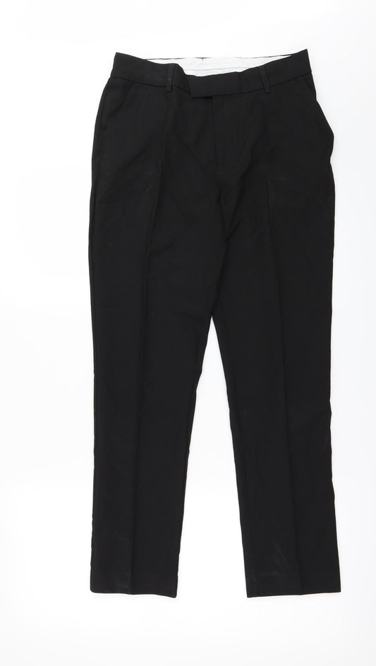 Marks & Spencer Boys Black Dress Pants Trousers Size 11-12 Years