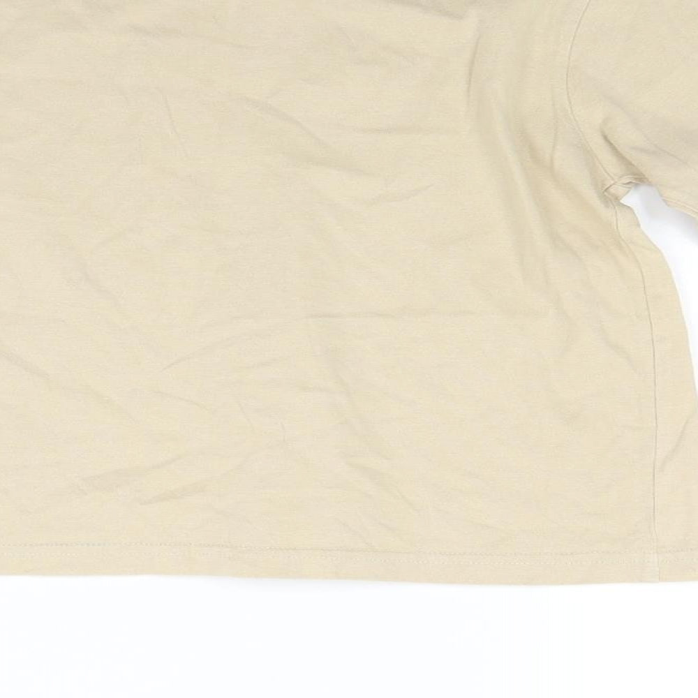 George Boys Beige Basic T-Shirt Size 5-6 Years