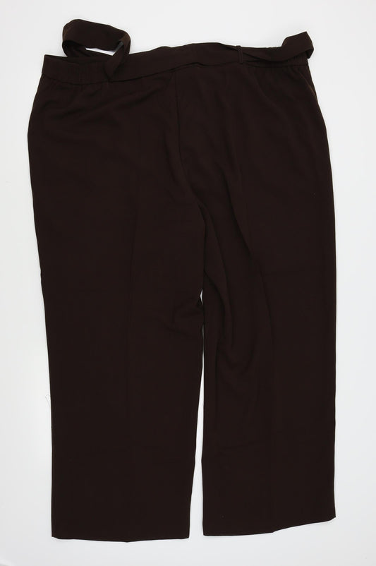 Wardrobe Womens Brown Trousers Size 44 in L28 in