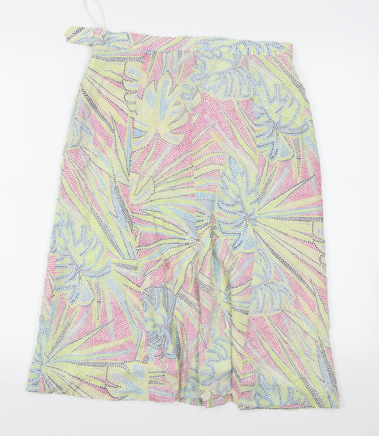 Episode Womens Multicoloured Fair Isle Flare Skirt Size 10