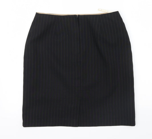 Dorothy Perkins Womens Black A-Line Set Size 12 - pin striped