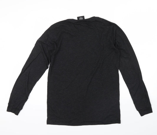 EVER UPWARD Womens Black Basic T-Shirt Size S - BELIEF NEW YORK