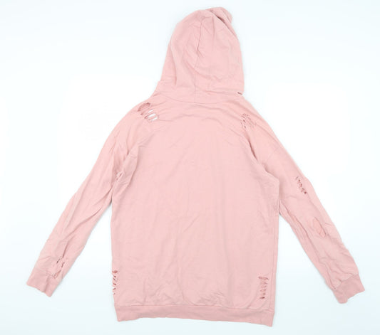 Select Womens Pink Pullover Hoodie Size 10