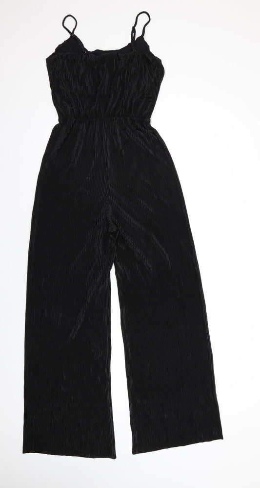 FOREVER 21 Womens Black Jumpsuit One-Piece Size S L29 in