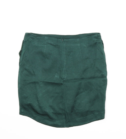 FOREVER 21 Womens Green Straight & Pencil Skirt Size S