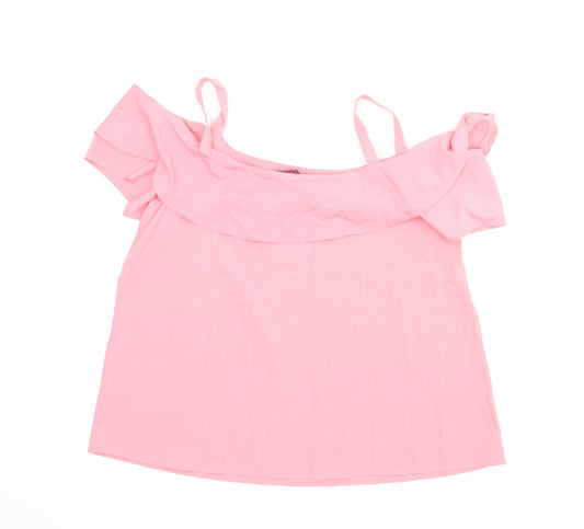 BeYou Womens Pink Camisole Blouse Size 16