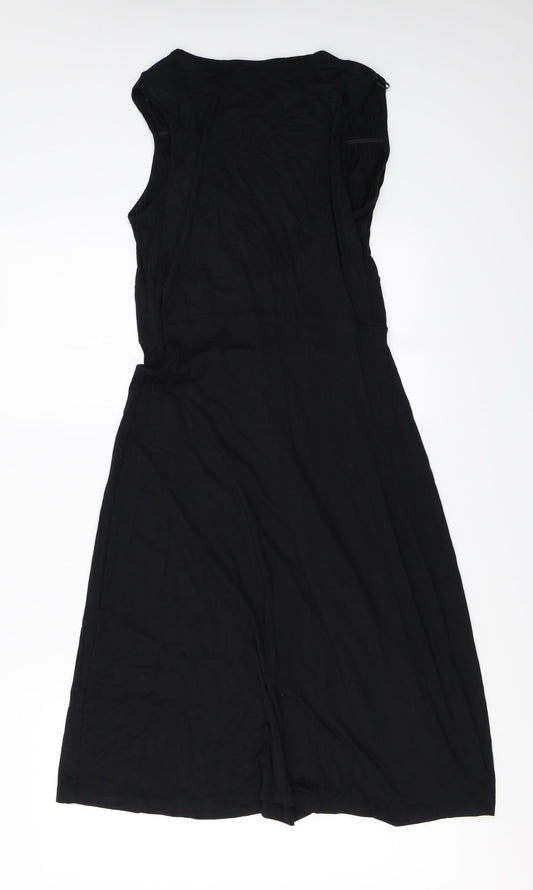 George Womens Black A-Line Size 10