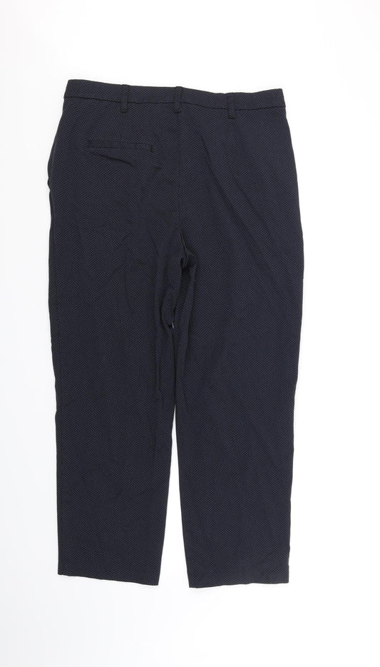 Marks and Spencer Womens Blue Trousers Size 14 L30 in