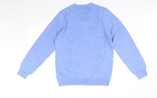 Marks and Spencer Mens Blue Pullover Jumper Size M