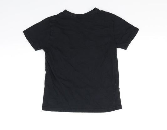Primark Girls Black Basic T-Shirt Size 8-9 Years
