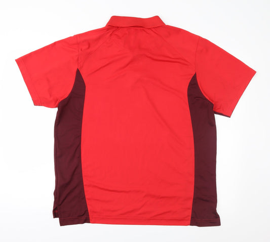 Williams & Brown Mens Red Polo Size M