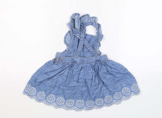 Primark Girls Blue Denim Fit & Flare Size 6-9 Months