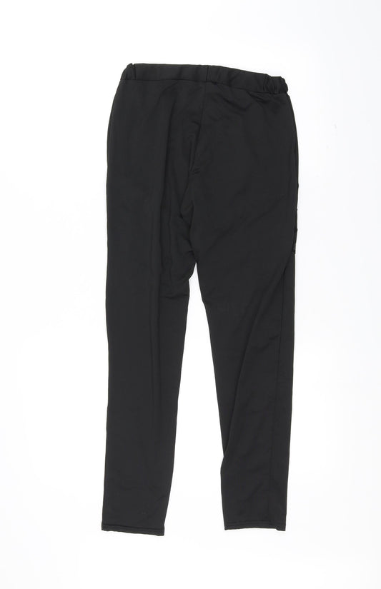 Tianxuan Womens Black Jogger Leggings Size M L24 in