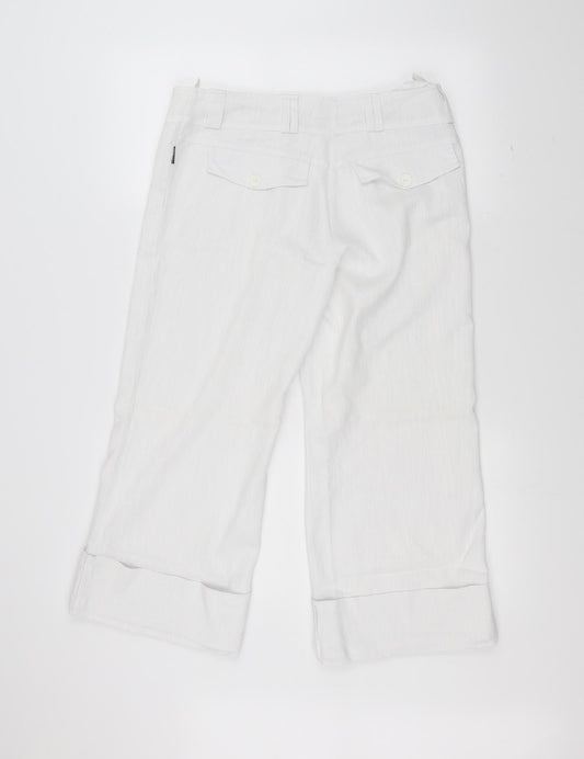 JOL Styl Womens White Trousers Size 12 L23 in