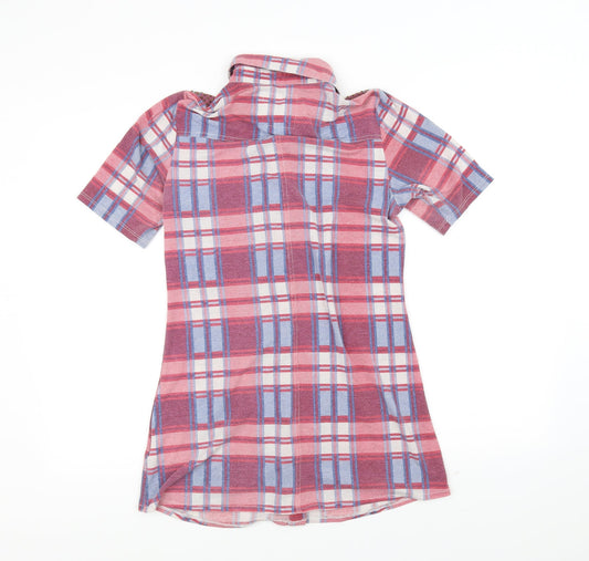 glory union Womens Red Basic Button-Up Size 12