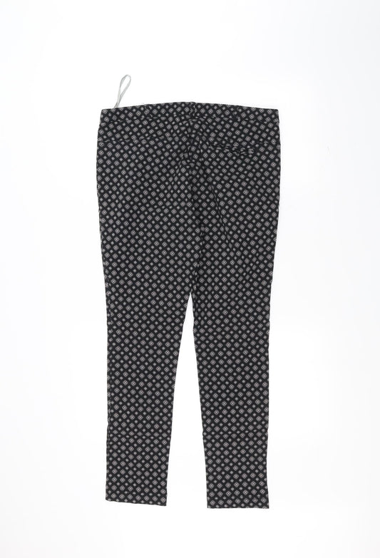 Dorothy Perkins Womens Black Trousers Size 14 L26 in