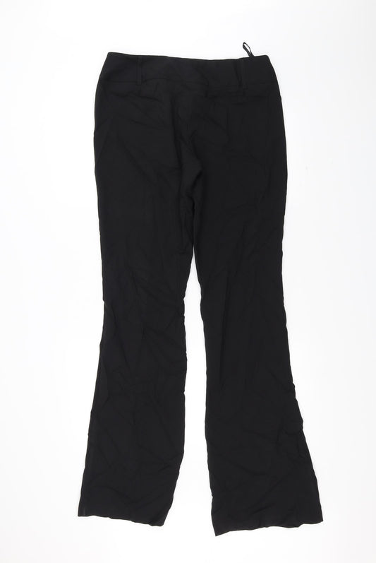 Dorothy Perkins Womens Black Trousers Size 14 L33 in