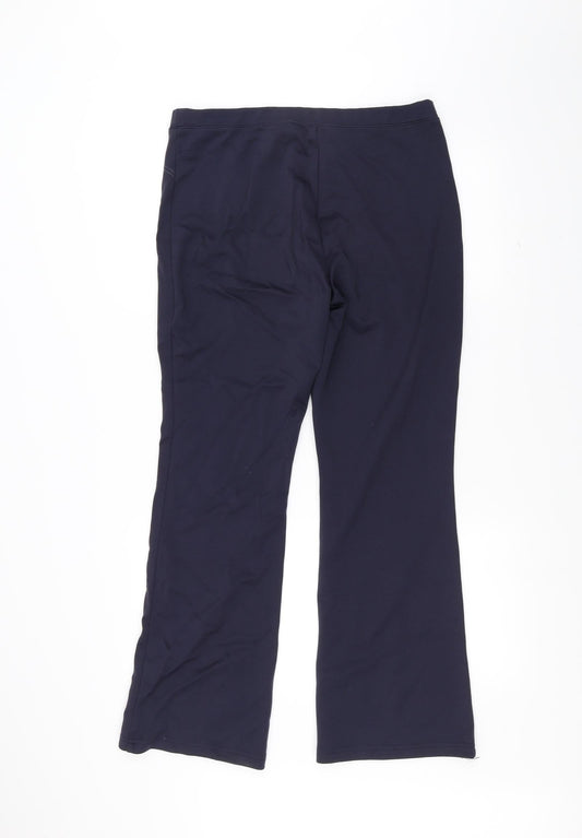 Wardrobe Essentials Womens Blue Trousers Size 14 L28 in