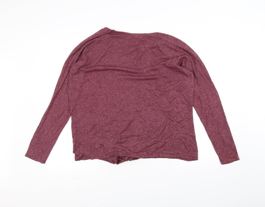 Pep&Co Womens Red Basic T-Shirt Size 12
