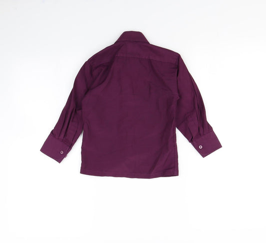 Device Boys Purple Basic Button-Up Size 12 Months