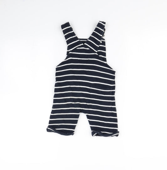 NEXT Boys Blue Striped Romper One-Piece Size 18 Months