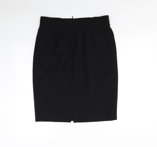 Gerry Weber Womens Black Straight & Pencil Skirt Size 14
