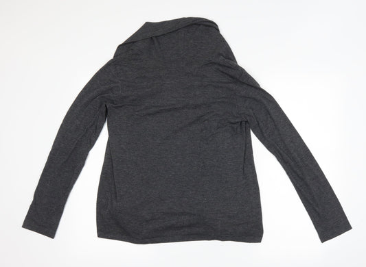 REVOLVER Womens Grey Cardigan Jumper Size M