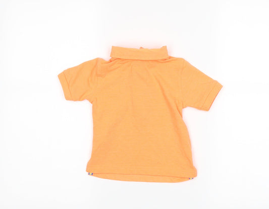 BHS Boys Orange Basic Polo Size 12-18 Months - neon